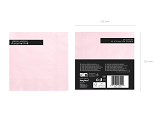 Napkins, 3 layers, light powder pink, 33x33cm (1 pkt / 20 pc.)