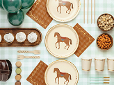 Paper cups Stirrups, beige, 220 ml (1 pkt / 6 pc.)
