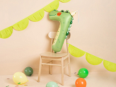 Foil Balloon Number 7 - Crocodille, 56x85 cm, mix