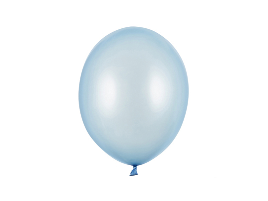 Strong Balloons 27cm, Metallic Baby Blue (1 pkt / 50 pc.)