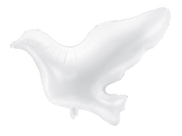 Foil Balloon Dove, white, 77x66cm