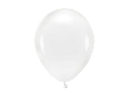 Eco Balloons 26cm, crystal clear (1 pkt / 100 pc.)