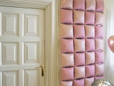 Foil balloon curtain double-sided Square, dusty rose, 35 x 35 cm (1 pkt / 4 pc.)