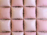 Foil balloon curtain double-sided Square, dusty rose, 35 x 35 cm (1 pkt / 4 pc.)