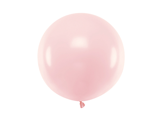 Round Balloon 60cm, Pastel Pale Pink