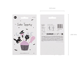 Cupcake toppers Halloween, 14 cm, mix (1 pkt / 6 pc.)