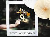 Selfie photo frame kit - Best Wedding