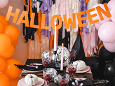 Banner Halloween, 2.5 m, orange