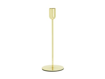 Candle holder, gold, 22cm