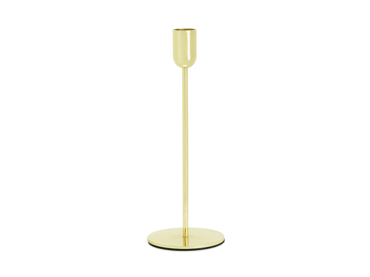 Candle holder, gold, 22cm