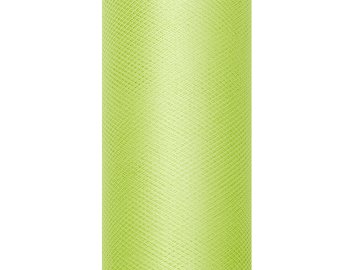 Tulle Plain, light green, 0.3 x 9m