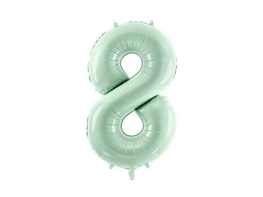 Foil Balloon Number ''8'', 72cm, green