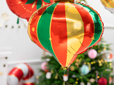 Foil balloon Christmas Bauble, 51x49cm, mix