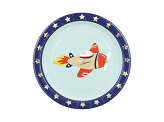 Paper plates Airplane, 18x18 cm, mix (1 pkt / 6 pc.)