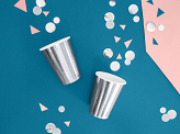 Cups, silver, 220ml (1 pkt / 6 pc.)