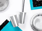 Cups, silver, 220ml (1 pkt / 6 pc.)