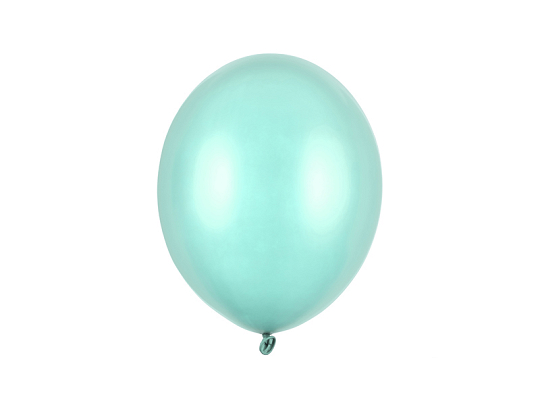 Strong Balloons 27cm, Metallic Mint Green (1 pkt / 10 pc.)