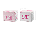 Soap bubbles Heart, white (1 pkt / 48 pc.)