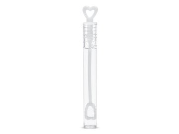 Soap bubbles Heart, white (1 pkt / 48 pc.)