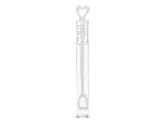 Soap bubbles Heart, white (1 pkt / 48 pc.)