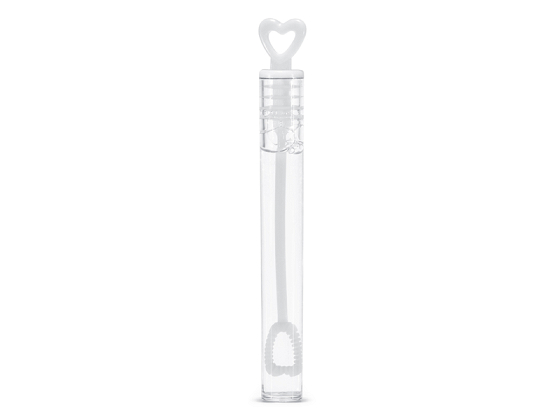 Soap bubbles Heart, white (1 pkt / 48 pc.)