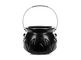 Cauldron Pot bucket, 18x13.5cm, black