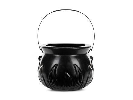 Cauldron Pot bucket, 18x13.5cm, black