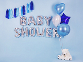 Foil Balloon Letter ''H'', 35cm, silver