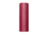 Tulle Plain, deep red, 0.15 x 9m (1 pc. / 9 lm)