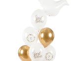 Balloons 30 cm, God Bless, Pastel Pure White (1 pkt / 50 pc.)