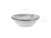 Checkered paper bowls, mix, 17x4.5 cm (1 pkt / 6 pc.)