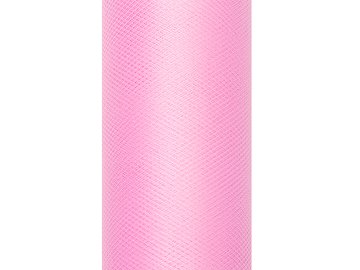 Tulle Plain, light pink, 0.15 x 9m (1 pc. / 9 lm)