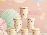 Cups Confetti, 220 ml, mix (1 pkt / 6 pc.)