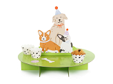 Cake stand Dogs, mix