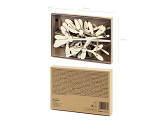 Wooden garland Mistletoe, 127cm