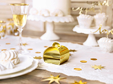 Boxes, gold, 6x6x5.5cm (1 pkt / 10 pc.)