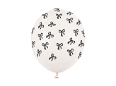 Balloons 30 cm, Bows, Pastel Off-white (1 pkt / 6 pc.)