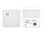 Paper Napkins, white, 33x33 cm (1 pkt / 20 pc.)