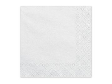 Paper Napkins, white, 33x33 cm (1 pkt / 20 pc.)