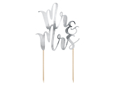 Cake topper Mr&Mrs, 25.5cm
