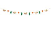 Paper garland Forest, mix, 1.7m