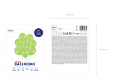 Strong Balloons 27cm, Pastel Lime Green (1 pkt / 10 pc.)