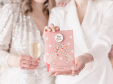 Card with enamel pin Bride Team, 10.5x15 cm