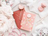 Card with enamel pin Bride Team, 10.5x15 cm