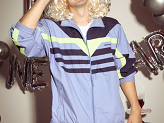 80s wig, long hair, blonde