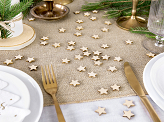 Wooden confetti Stars, 2x2cm (1 pkt / 50 pc.)