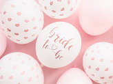 Balloons 30 cm, Bride to be, mix (1 pkt / 6 pc.)
