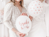 Balloons 30 cm, Bride to be, mix (1 pkt / 6 pc.)