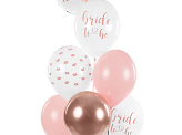 Balloons 30 cm, Bride to be, mix (1 pkt / 6 pc.)