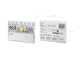 Birthday candles Racing Cars, 2-3 cm, mix (1 pkt / 5 pc.)